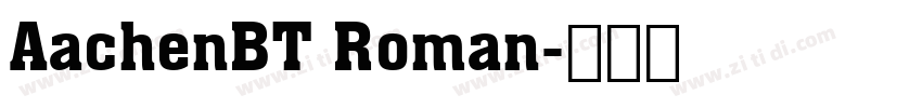 AachenBT Roman字体转换